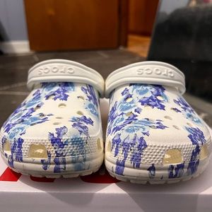 Flower Crocs and Rainbow Croscs